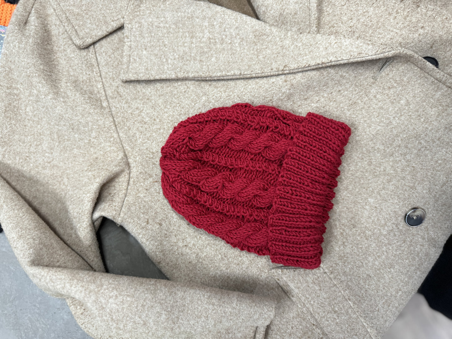 Patrón Gorro trenzas 1