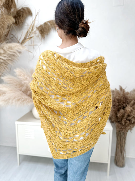 Patrón Chal Abanicos